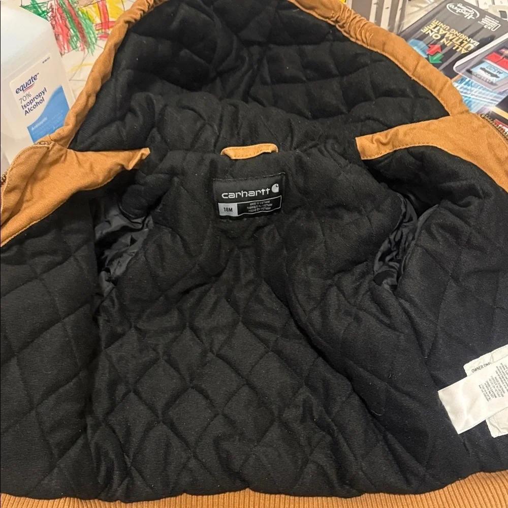 Carhartt Tan Hooded Jacket